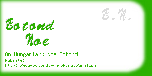 botond noe business card